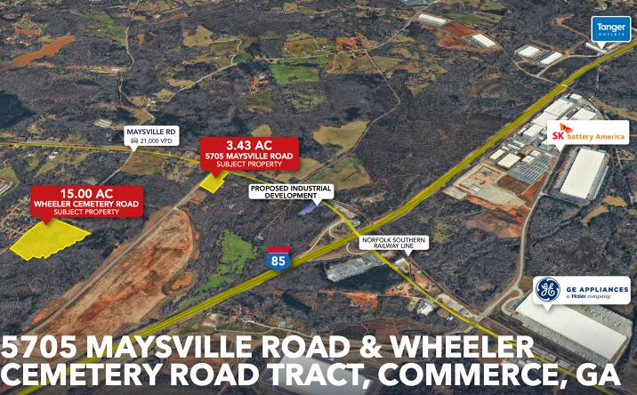 Pictures of Land property located at 5705 Maysville Rd, Commerce, GA, USA, Commerce, GA 30529, Wheeler Cemetery Rd, Commerce, GA 30529 for sales - image #1