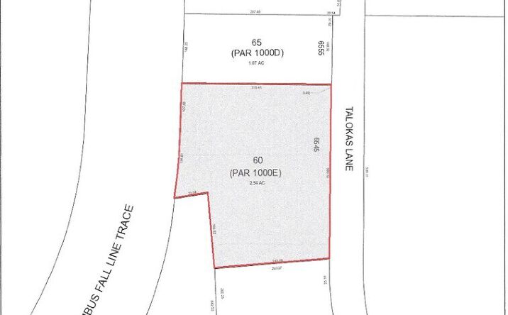 Pictures of Land property located at 6545 Talokas Lane, Columbus, GA 31909 for sales - image #1