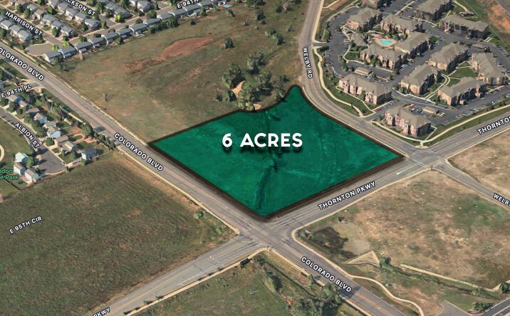 Pictures of Land property located at SW Corner Thornton Pkwy & Colorado Blvd, Thorton, CO 80229 for sales - image #1