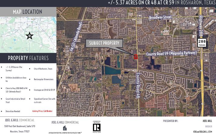 Pictures of Land property located at 3202 County Rd 48, Rosharon, TX 77583 for sales - image #1