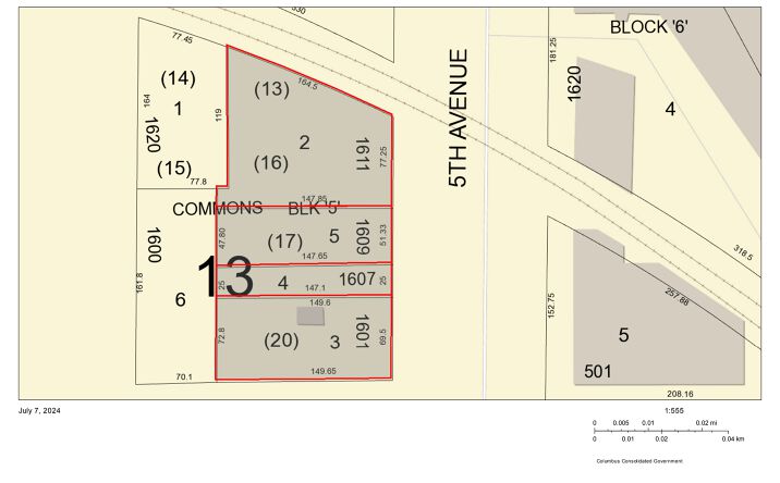 Pictures of Land property located at 1601 5th Ave, Columbus, GA 31901 for sales - image #1