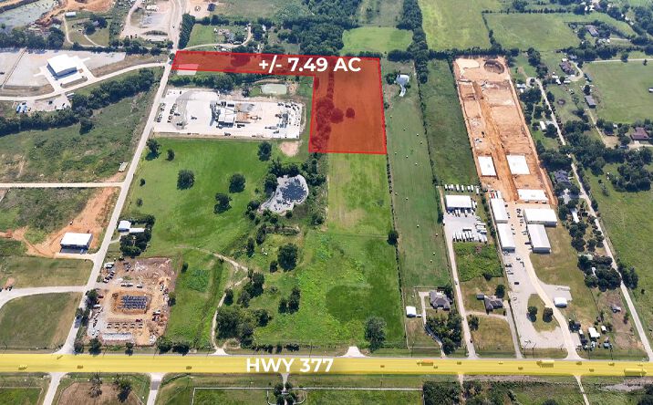 Pictures of Land property located at 4354 US HWY 377, Aubrey, TX 76227 for sales - image #1