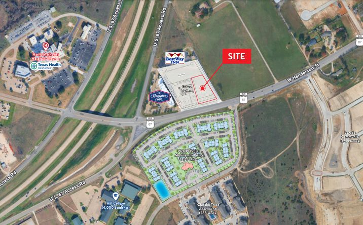 Pictures of Land property located at 1996 W Henderson St, Cleburne, TX 76033 for sales - image #1