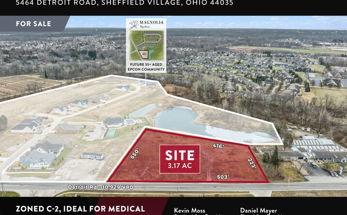 Pictures of Retail, Land property located at 5464 Detroit Rd, Sheffield, OH 44035 for sales - image #1