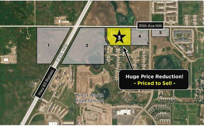 Pictures of Land property located at Hwy 83 Bypass and 30th Ave NW, Minot, ND 58703 for sales - image #1