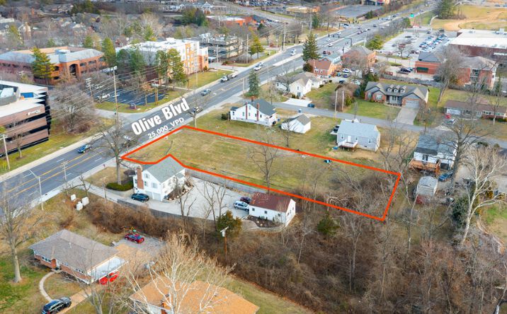 Pictures of Land property located at 10838 Olive Blvd, Creve Coeur, MO 63141 for sales - image #1