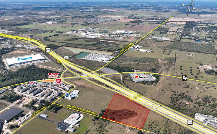 Pictures of Land property located at US 290 & Stokes Road, Waller, TX 77484 for sales - image #1
