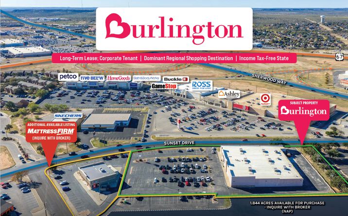 Pictures of Retail property located at 4238 Sunset Dr, San Angelo, TX 76904 for sales - image #1