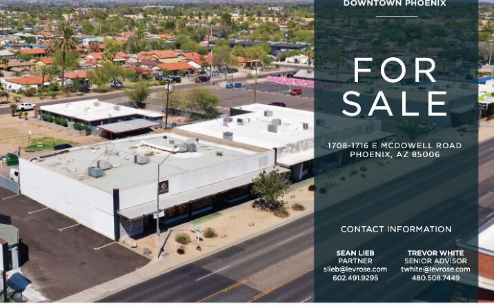 Pictures of Retail property located at 1708 E McDowell Rd, Phoenix, AZ 85006 for sales - image #1