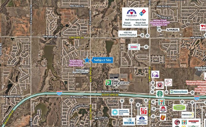 Pictures of Land property located at N Council Rd, Oklahoma City, OK 73127 for sales - image #1