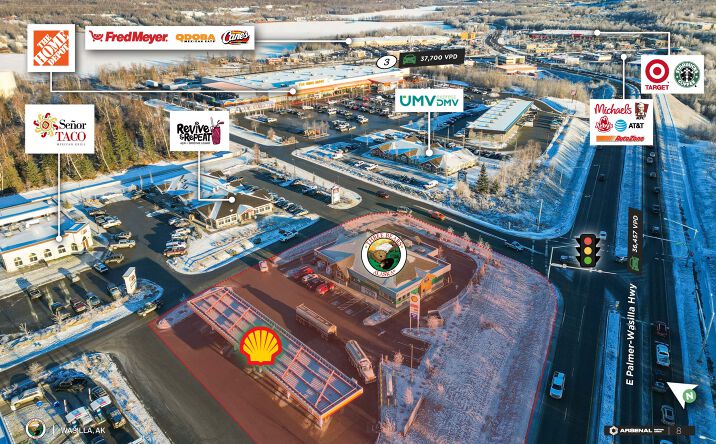Pictures of Retail property located at 1150 E Steam Cmns Ave, Wasilla, AK 99654 for sales - image #1