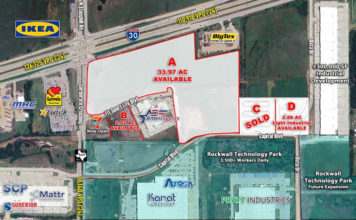 Pictures of Land property located at 3101 Fit Sport Life Blvd, Rockwall, TX 75032 for sales - image #1