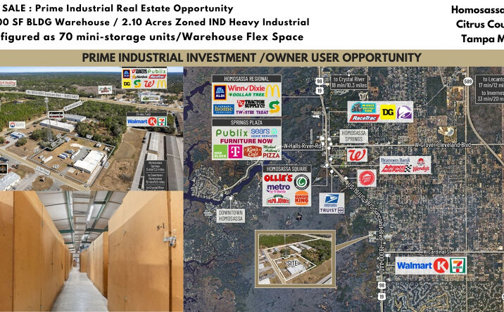 Pictures of Industrial property located at 6331 S Tex Point, Homosassa, FL 34448 for sales - image #1