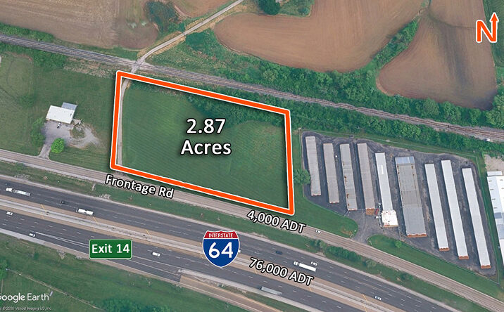 Pictures of Land property located at 1414 Frontage Rd, O'Fallon, IL 62269 for sales - image #1