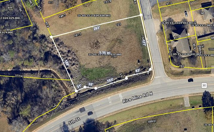 Pictures of Land property located at 1184 Rice Mine Rd N, Northport, AL 35476 for sales - image #1