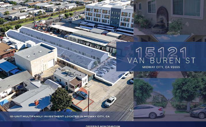 Pictures of Multifamily property located at 15121 Van Buren, Midway City, CA 92655 for sales - image #1