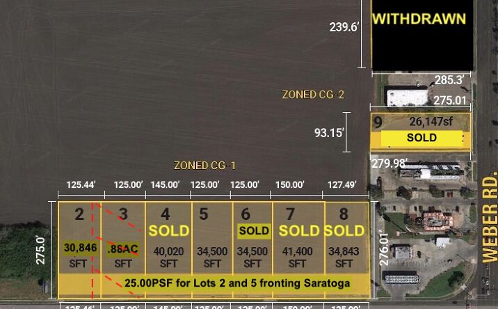 Pictures of Land property located at Saratoga Blvd West of Weber, CORPUS CHRISTI, TX 78415 for sales - image #1