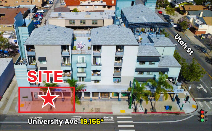 Pictures of Office, Retail, Industrial property located at 2828 University Ave, San Diego, CA 92104 for sales - image #1