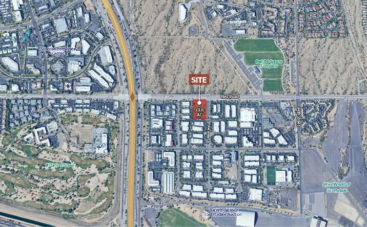 Pictures of Land property located at SWC Bell Road & 91st Street, Scottsdale, AZ 85260 for sales - image #1