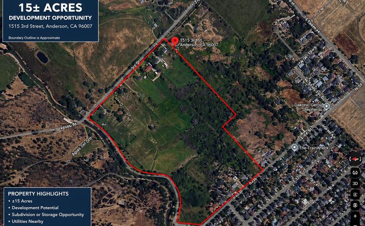 Pictures of Land property located at 1515 3rd St, Anderson, CA 96007, 1521 3rd St, Anderson, CA 96007 for sales - image #1