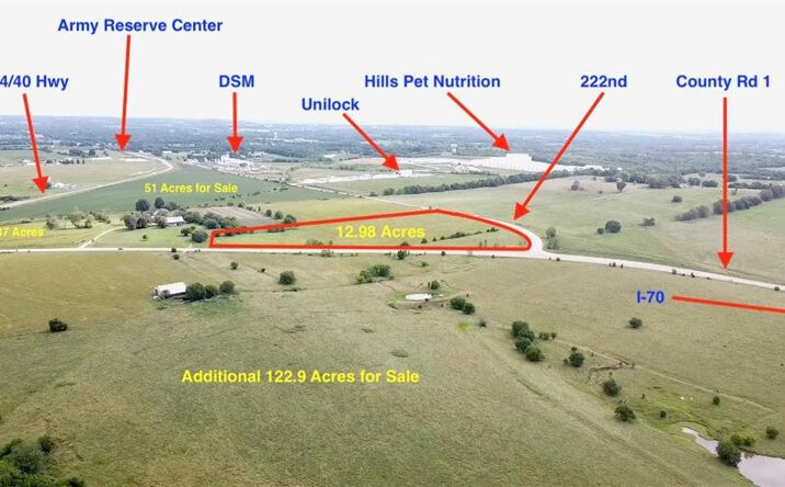 Pictures of Land, Industrial, Multifamily property located at Lot 4 222nd Street, Tonganoxie, KS 66086 for sales - image #1