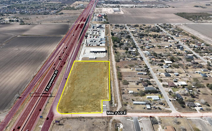 Pictures of Land property located at 0 East Expressway 83 & Mile 2.5 East Road, Mercedes, TX 78570 for sales - image #1
