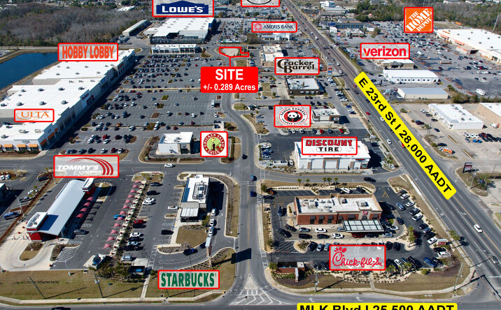 Pictures of Land, Retail property located at Wilson Ave, Panama City, FL 32405 for sales - image #1