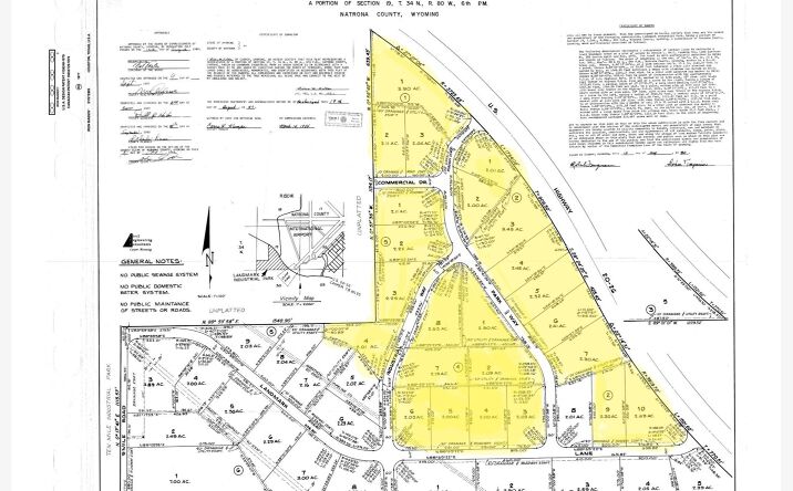 Pictures of Land property located at 3595 Park Wy, Casper, WY 82604 for sales - image #1