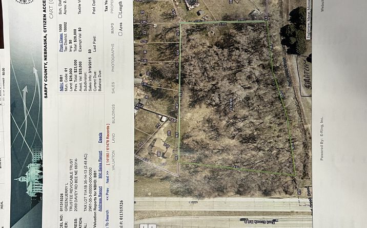 Pictures of Land property located at 38B Martinview Rd, Bellevue, NE 68005 for sales - image #1