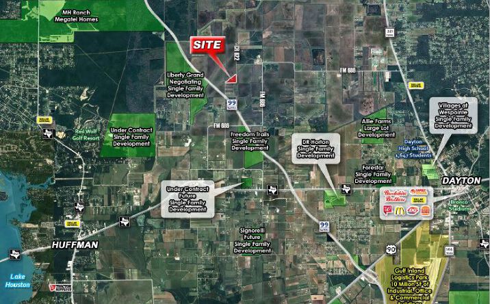 Pictures of Land property located at NW Corner of CR-622, Dayton, TX 77535 for sales - image #1