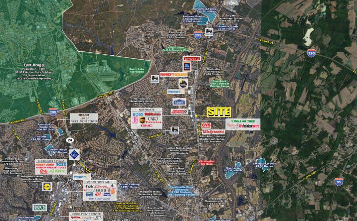 Pictures of Retail, Land property located at 3740 Ramsey St, Fayetteville, NC 28311 for sales - image #1