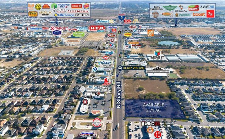 Pictures of Land property located at 613 N Shary Road, Mission, TX 78572 for sales - image #1