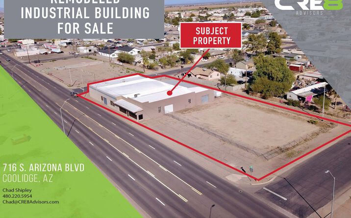 Pictures of Industrial, Office, Retail property located at 716 S Arizona Blvd, Coolidge, AZ 85128 for sales - image #1