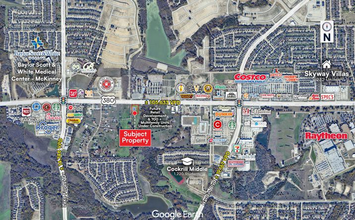 Pictures of Land property located at SEC Terry Ln & US-380, McKinney, TX 75071 for sales - image #1