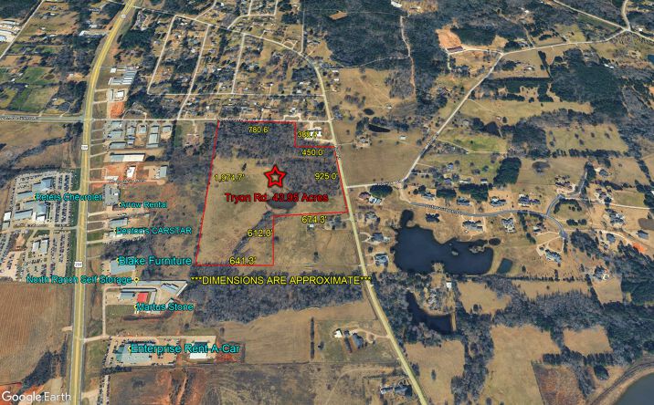 Pictures of Land property located at Tryon Rd. 43.45 Acres, Longview, TX 75605 for sales - image #1