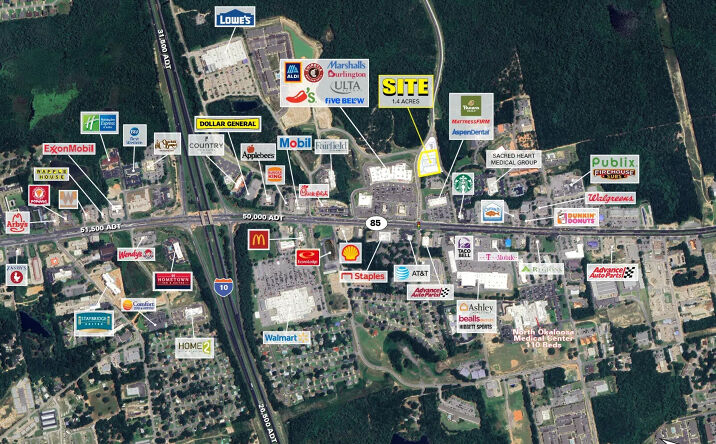 Pictures of Land property located at Crestview Commons, Crestview, FL 32536 for sales - image #1