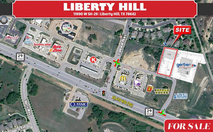 Pictures of Land property located at 12102 TX-29, Liberty Hill, TX 78642 for sales - image #1