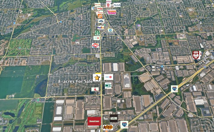 Pictures of Land, Retail, Self Storage, Senior Living property located at SWC Weber Road and Clarr Blvd. Bolingbrook, IL, Bolingbrook, IL 60490 for sales - image #1