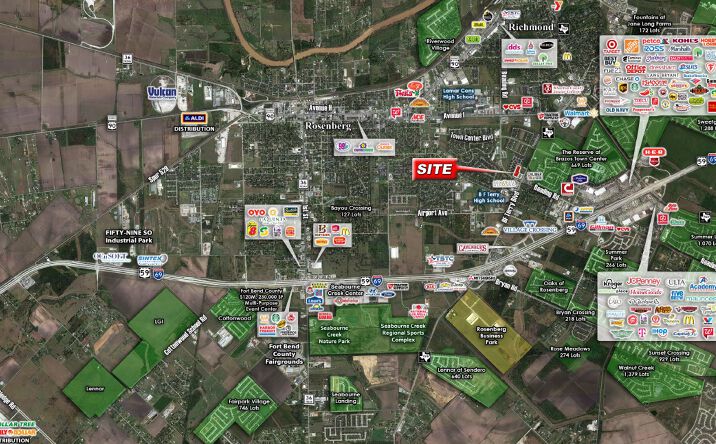Pictures of Land property located at NWQ of Reading Rd & BF Terry Blvd, Rosenberg, TX 77471 for sales - image #1