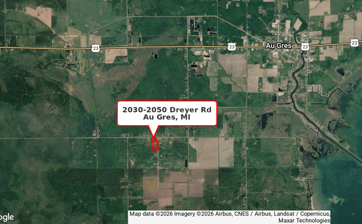 Pictures of Land property located at 2030-2050 S Dreyer Road, Au Gres, MI 48703 for sales - image #1