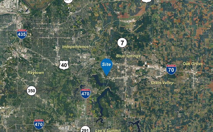 Pictures of Land property located at 4215 and 4255 SW US Highway 40, Blue Springs, MO 64014 for sales - image #1