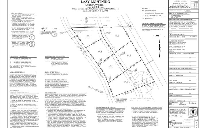 Pictures of Land property located at NKA Lazy Lightning Short Plat Lots 1,2,4,5&6 , Pateros, WA 98846 for sales - image #1