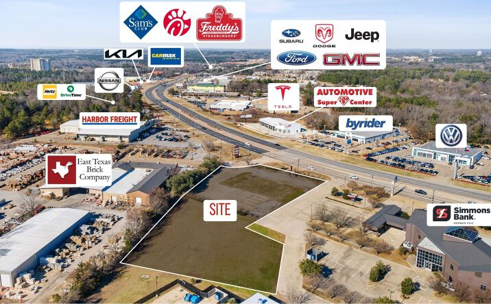 Pictures of Land property located at 3909 S SW Loop 323, Tyler, TX 75701 for sales - image #1