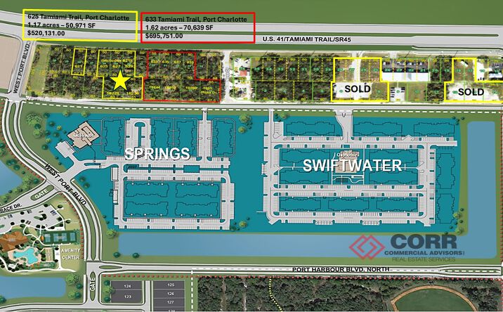 Pictures of Land property located at 625 Tamiami Trail, Port Charlotte, FL 33953 for sales - image #1