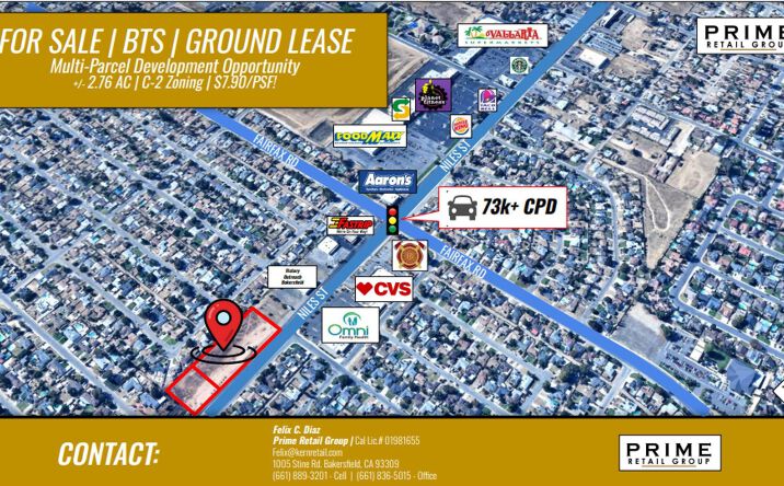 Pictures of Hospitality, Land, Office, Retail property located at Niles St, Bakersfield, CA 93306 for sales - image #1