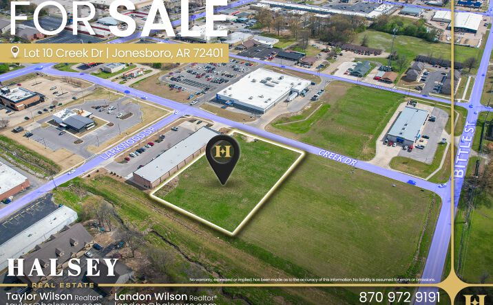 Pictures of Land property located at Creek Dr, Jonesboro, AR 72401 for sales - image #1