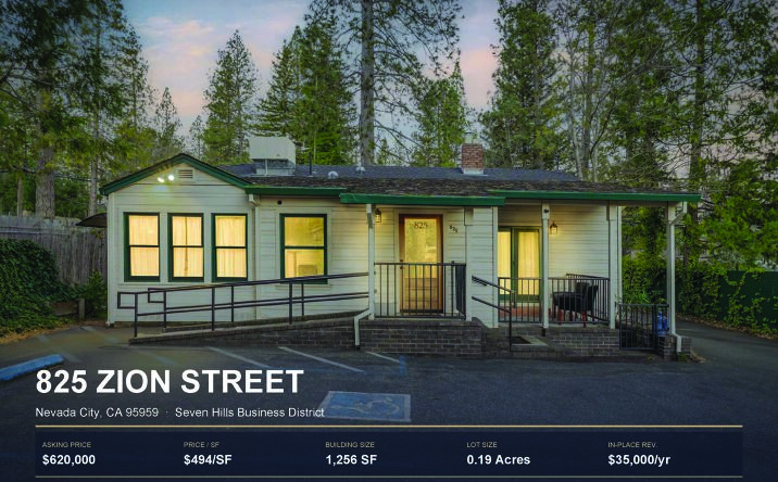 Pictures of Office property located at 825 Zion St, Nevada City, CA 95959 for sales - image #1