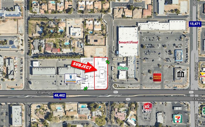 Pictures of Retail, Land property located at 3680 E Flamingo Road, Las Vegas, NV 89121 for sales - image #1