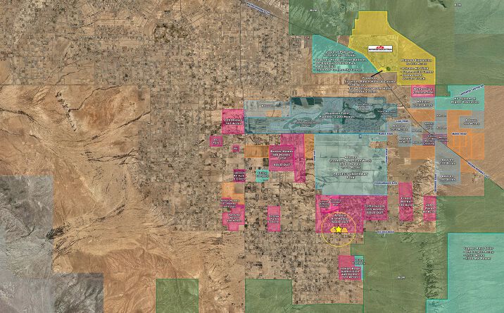 Pictures of Land property located at NWC/NEC Kellogg Road & Fox Ave, Pahrump, NV 89061 for sales - image #1