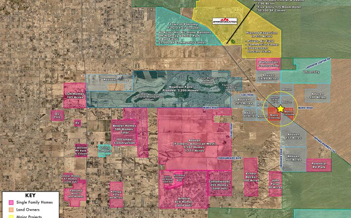 Pictures of Retail, Industrial, Land property located at SWC & SEC Manse Road & State Route 160, Pahrump, NV 89061 for sales - image #1